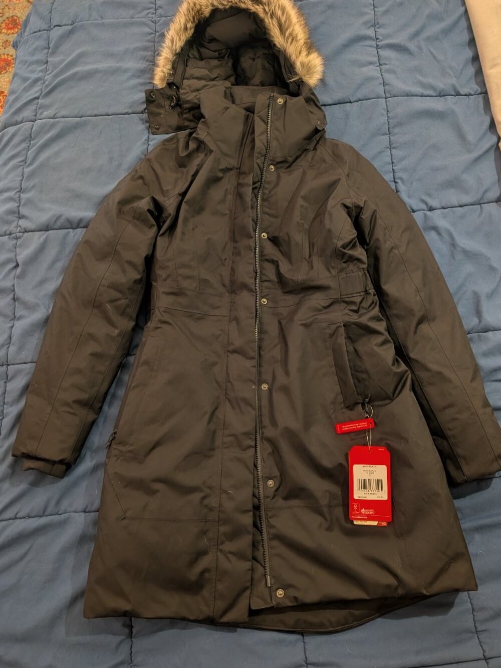 NWT The North Face W arctic parka II tnf black sz S 550-800 fill goose down